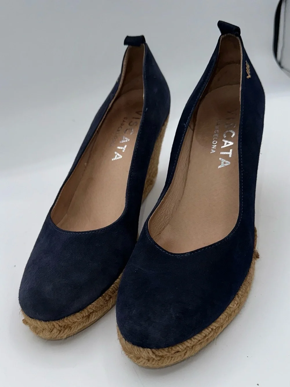 Viscata Barcelona espadrilles wedge shoes Dark blue size US 9-9.5 EUR Sz 40 AA23